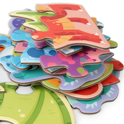 Baby Pro Children Early Education Animal Oceans Dinosaur Jigsaw Toys Cartoon Puzzles Gift Set Intelligence for Kids and Toddler