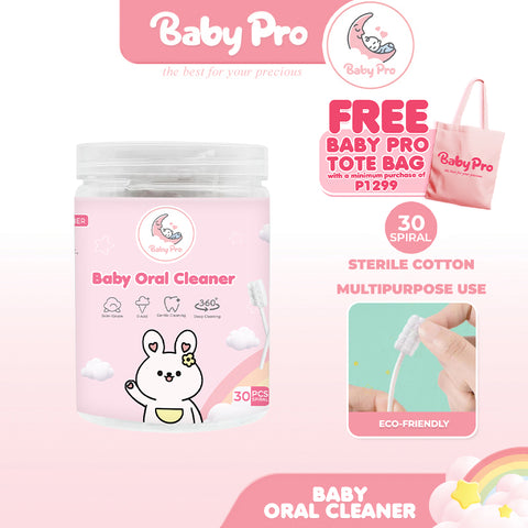 Baby Pro Oral Tongue Cleaner Disposable Mouth Cleaning Gauze Brush for Baby