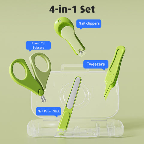 Baby Pro Baby Nail Care set  4 in 1 Safety Grooming Tools