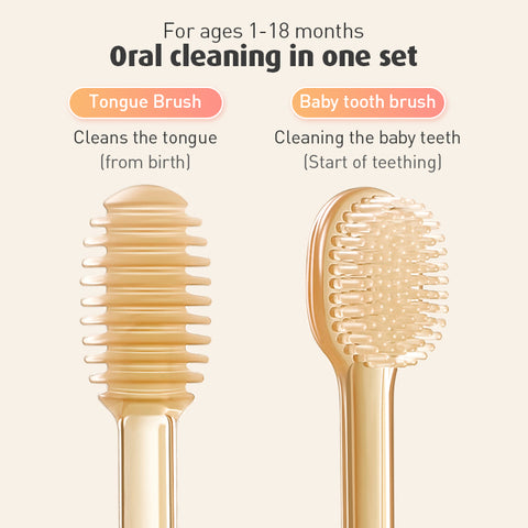 Baby Pro Nano Silicone Toothbrush Soft Oral Care Set