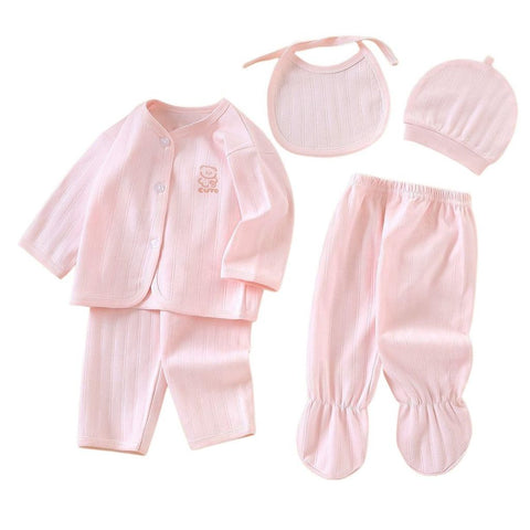 Baby Pro Cuddle Comfort 5-in-1 Pure Cotton Baby Clothes Set