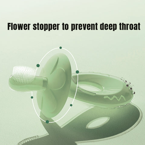 Baby Pro Baby Oral Care Soft Silicone Traning Toothbrush Teether