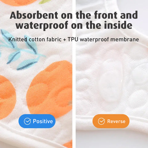 Baby Pro Baby Waterproof Flower Bibs 360 Rotate Drool Bibs Super Absorbent