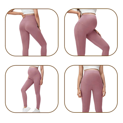 Baby Pro Bump Support High Waisted Maternity Leggings Stretchable