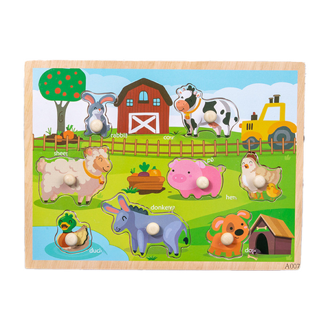 Smart Sprout Wooden Board Puzzle Toy Early Educational Toys for Kids