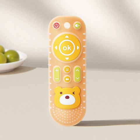 Baby Pro Remote Control Shaped Silicone Teether Perfect for Little Hands