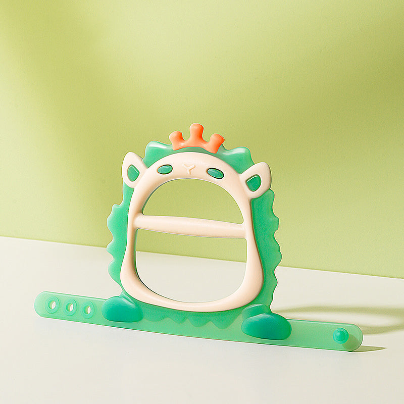 Babyproph Premium Nano Silver Silicone Teether Lion Design Adjustable Wristband BPA Free