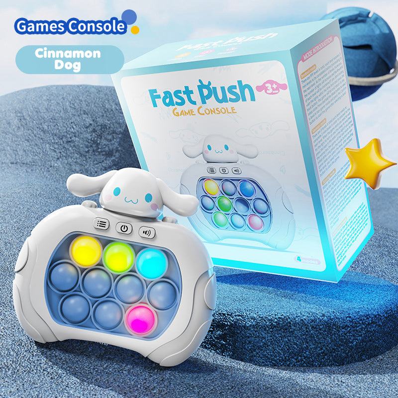 Babyproph Kids Pop It Game Machine Quick Push Pop It Fidget Toys Stress Reliever Toy