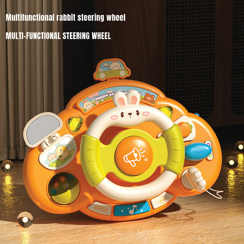 Babyproph Steering Wheel Toy  For Kids Montessori Educational Toy With Sounds