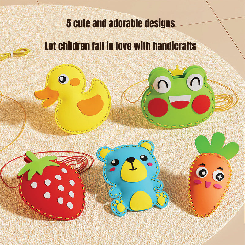 Babyproph Kids 5 Set DIY Sewing Kit Handmade Sewing Pendant Doll Educational Toys Arts & Craft