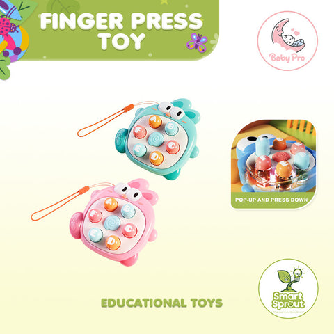 Smart Sprout Pop Up Whack-A-Mole Finger Press Kiddie Toy