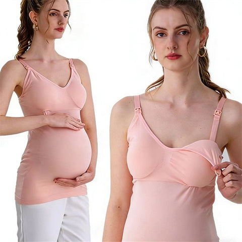 Mommy Pro Ultra Soft Comfortable Nursing Tank Top for Moms