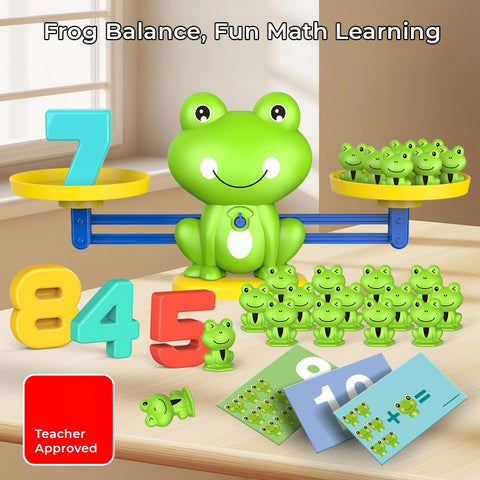 Smart Sprout Frog Balance Scale Math Toy for Kids Counting And Number Learning