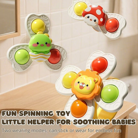 Smart Sprout Kids 2 in 1 Wristband Spinner Toy Fidget Bracelet & Suction Spinner For Table Play