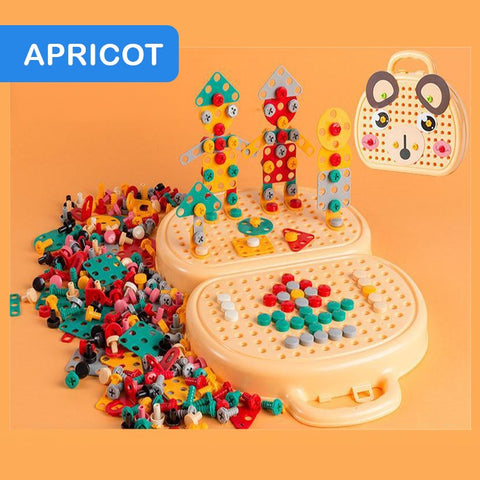 Smart Sprout Build & Screw Puzzle Set 2D 3D And Cartoon Screwing Toy For Kids