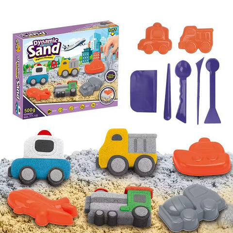 Smart Sprout Kid's Magnetic Sand Play Set Stretch, Shape And Create