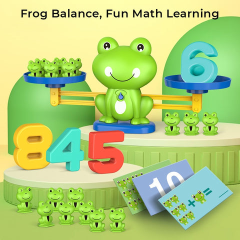 Smart Sprout Frog Balance Scale Math Toy for Kids Counting And Number Learning