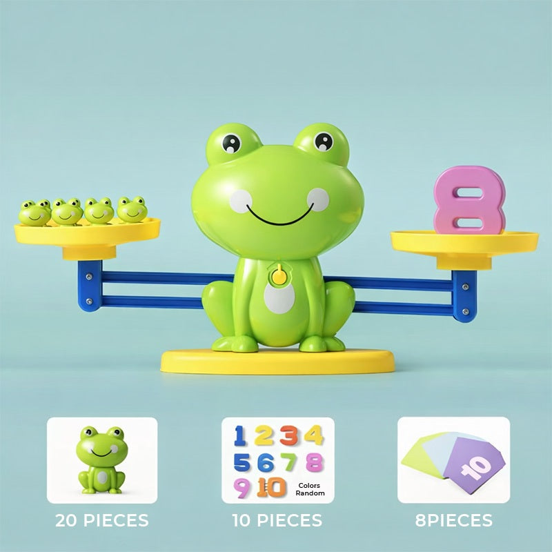 Smart Sprout Frog Balance Scale Math Toy for Kids Counting And Number Learning