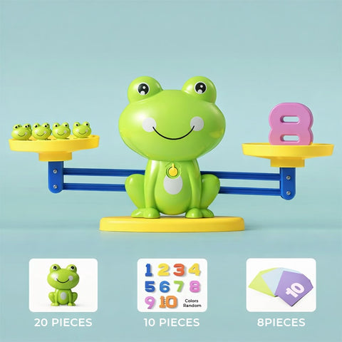 Smart Sprout Frog Balance Scale Math Toy for Kids Counting And Number Learning