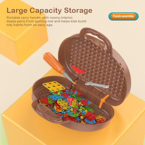 Smart Sprout Build & Screw Puzzle Set 2D 3D And Cartoon Screwing Toy For Kids