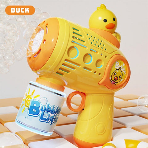 Baby Pro Kid's Bubble Machine Gun Toy Automatic Blaster For Outdoor Play