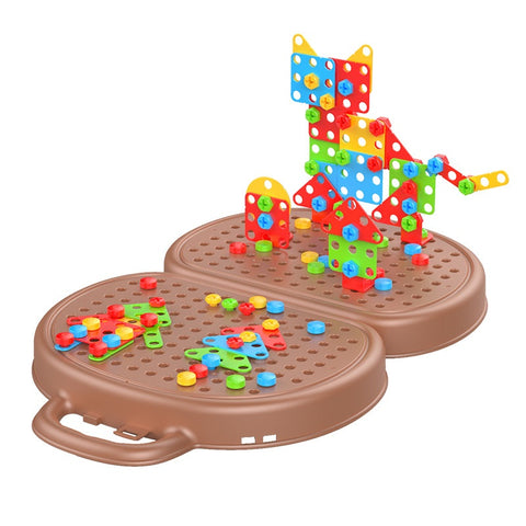 Smart Sprout Build & Screw Puzzle Set 2D 3D And Cartoon Screwing Toy For Kids