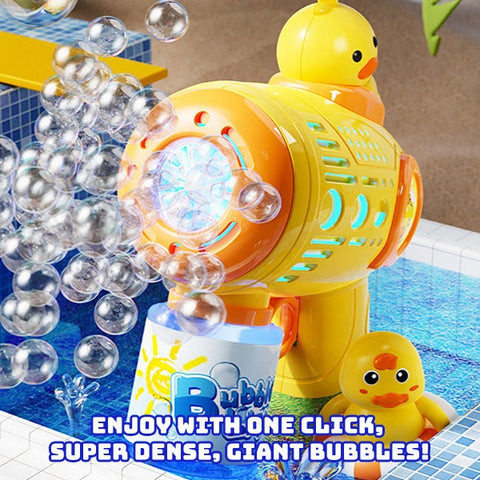 Baby Pro Kid's Bubble Machine Gun Toy Automatic Blaster For Outdoor Play