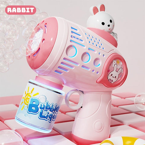 Baby Pro Kid's Bubble Machine Gun Toy Automatic Blaster For Outdoor Play