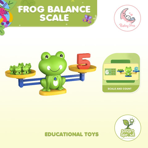Smart Sprout Frog Balance Scale Math Toy for Kids Counting And Number Learning
