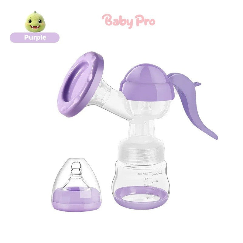 Mommy Pro Leak Proof And Travel Friendly 2 in 1 Manual Milk Pump