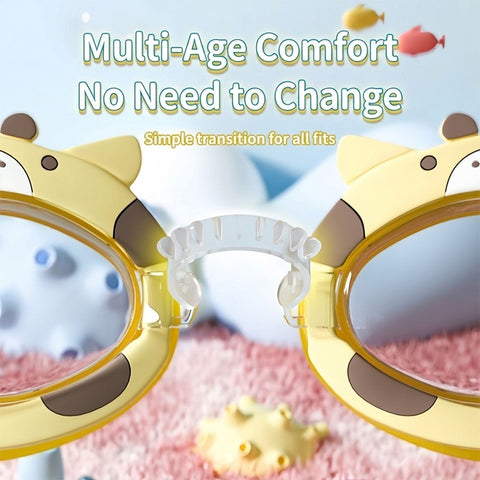 Baby Pro Anti-fog And Adjustable Bridge Swimming Goggles For Kids