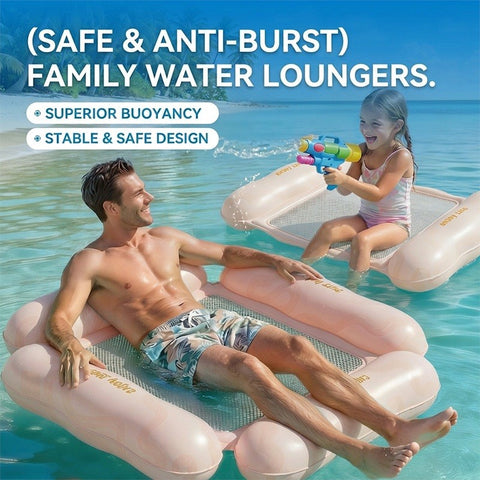 Baby Pro Inflatable Hammock Bed Swimming Floater Light Weight And Travel Friendly