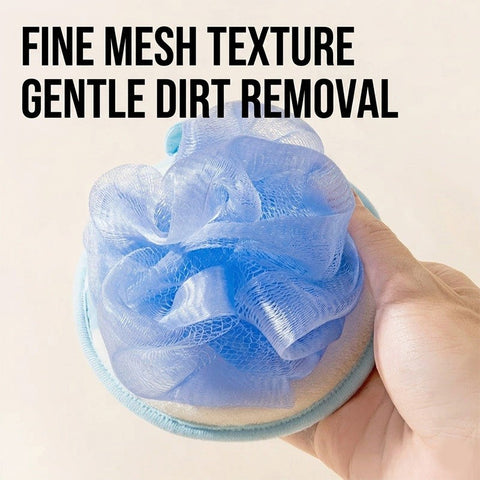 Baby Pro Soft Gentle Dual-Side Design Cleanser Bath Scrub Ball For Baby's Delicate Skin