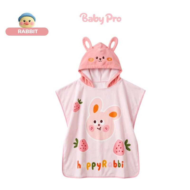 Baby Pro Kids’ Hooded Beach Poncho Towel Soft, Absorbent & Quick-Dry for Toddlers and Children