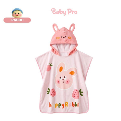 Baby Pro Kids’ Hooded Beach Poncho Towel Soft, Absorbent & Quick-Dry for Toddlers and Children