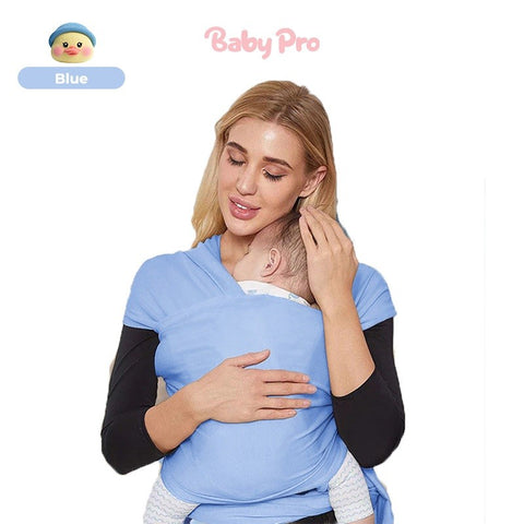 Mommy Pro Sling Ergonomic Baby  Wrap Carrier Soft Cotton And Breathable Comfort For Newborns