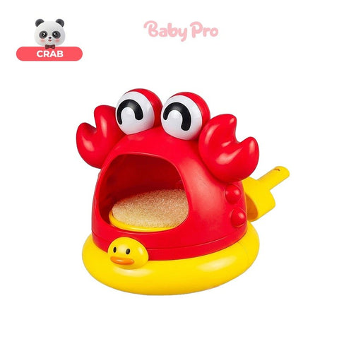 Smart Sprout Kids Bubble Blowing Crab Safe Anti-Backflow Air Design For Outdoor And Bath Time Fun