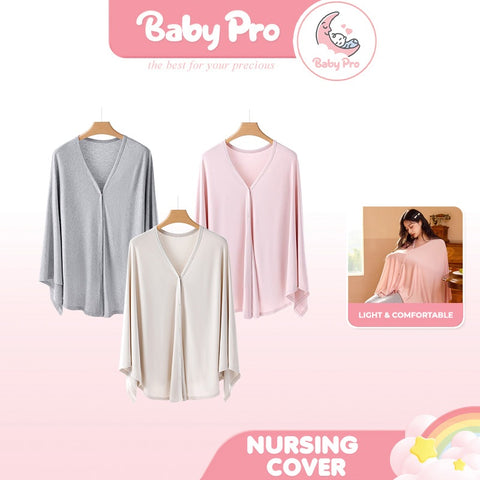 Baby Pro Breathable Nursing Cover For Breastfeeding Moms Lightweight And Stretchable