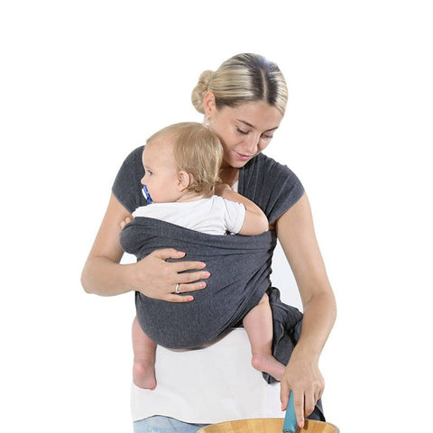Mommy Pro Sling Ergonomic Baby  Wrap Carrier Soft Cotton And Breathable Comfort For Newborns