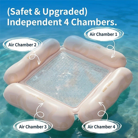 Baby Pro Inflatable Hammock Bed Swimming Floater Light Weight And Travel Friendly