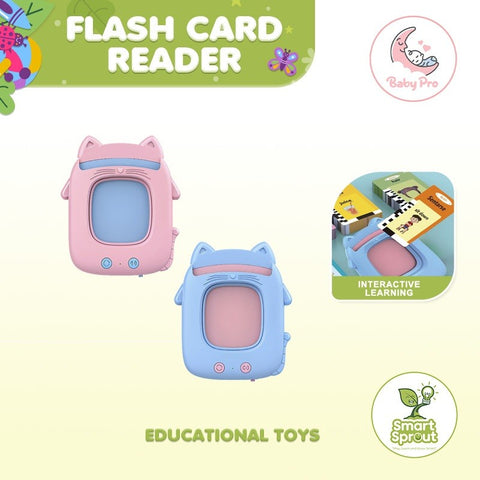 Smart Sprout Rechargeable Talking Flash Card Reader Interactive Educational Learning Toy For Kids