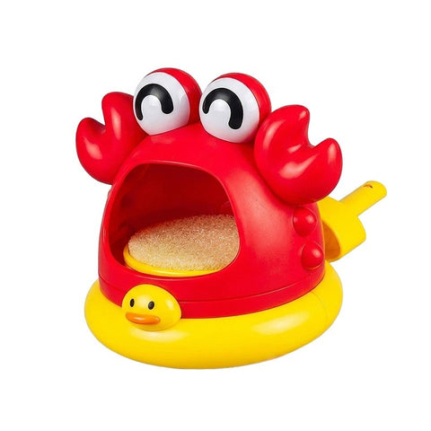 Smart Sprout Kids Bubble Blowing Crab Safe Anti-Backflow Air Design For Outdoor And Bath Time Fun