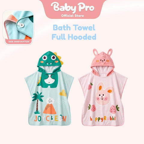 Baby Pro Kids’ Hooded Beach Poncho Towel Soft, Absorbent & Quick-Dry for Toddlers and Children
