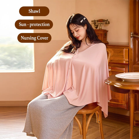 Baby Pro Breathable Nursing Cover For Breastfeeding Moms Lightweight And Stretchable