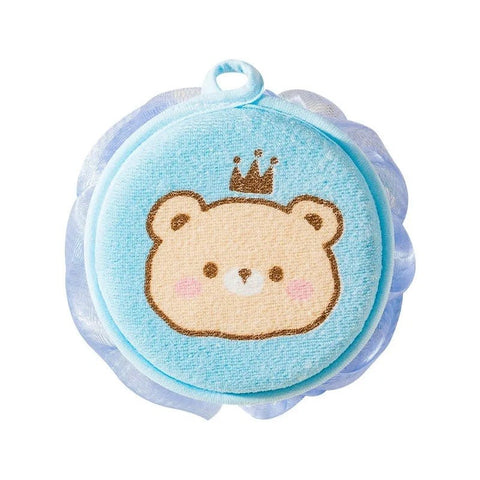 Baby Pro Soft Gentle Dual-Side Design Cleanser Bath Scrub Ball For Baby's Delicate Skin