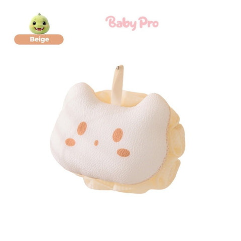 Baby Pro Soft Gentle Dual-Side Design Cleanser Bath Scrub Ball For Baby's Delicate Skin