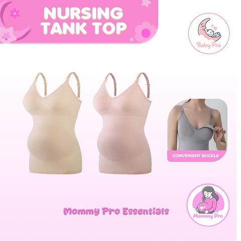 Mommy Pro Ultra Soft Comfortable Nursing Tank Top for Moms
