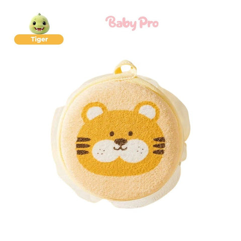 Baby Pro Soft Gentle Dual-Side Design Cleanser Bath Scrub Ball For Baby's Delicate Skin