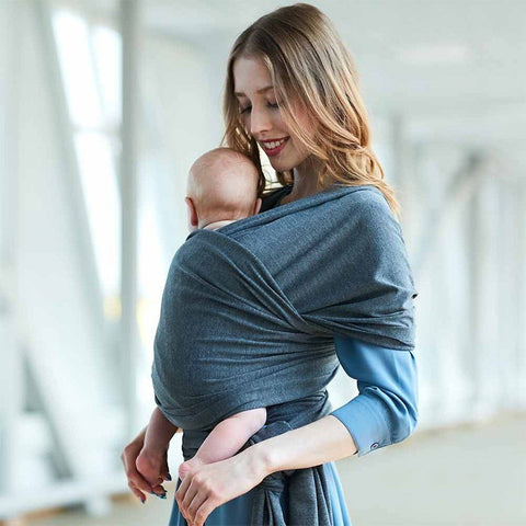 Mommy Pro Sling Ergonomic Baby  Wrap Carrier Soft Cotton And Breathable Comfort For Newborns