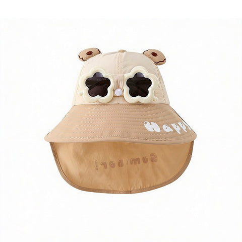 Baby Pro 3 in 1 Sunny Style Hat, Shawl And Shades Fashion Essentials Set For Kids